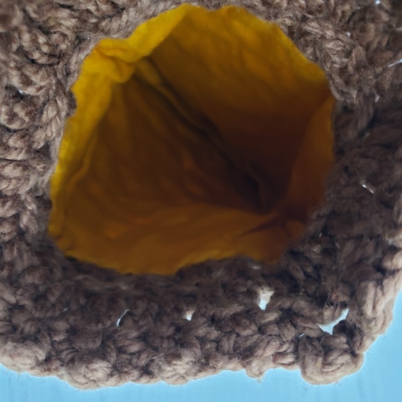 Vintage Crochet Macrame Purse Boho Fringe Handmade - Picture 5 of 5